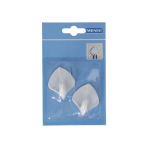 HOOK 2PCS SET LARGE RHOMBUS WHITE WENKO HOOK 2PCS SET LARGE RHOMBUS WHITE WENKO
